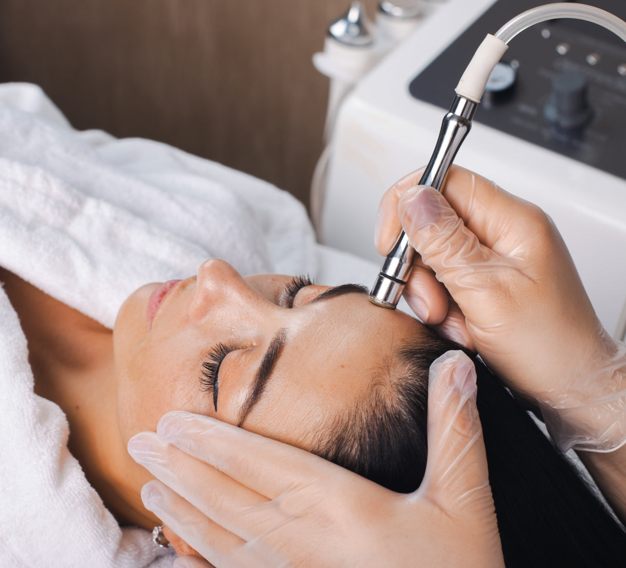 microdermabrasion facial skin therapy